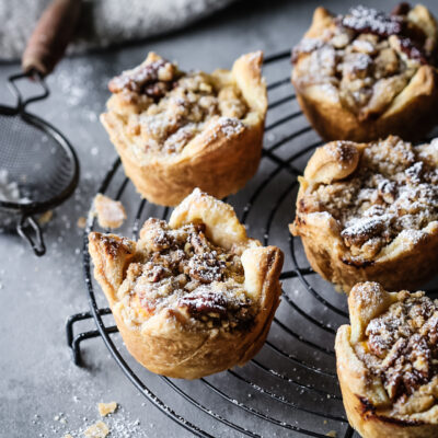 PEACH PECAN CRUMBLE TARTS