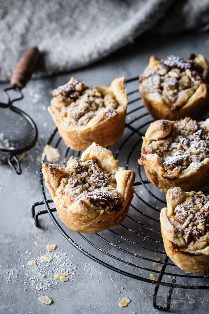 PEACH PECAN CRUMBLE TARTS