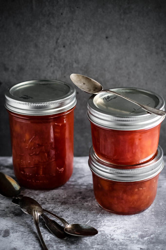 PEACH BOURBON JAM