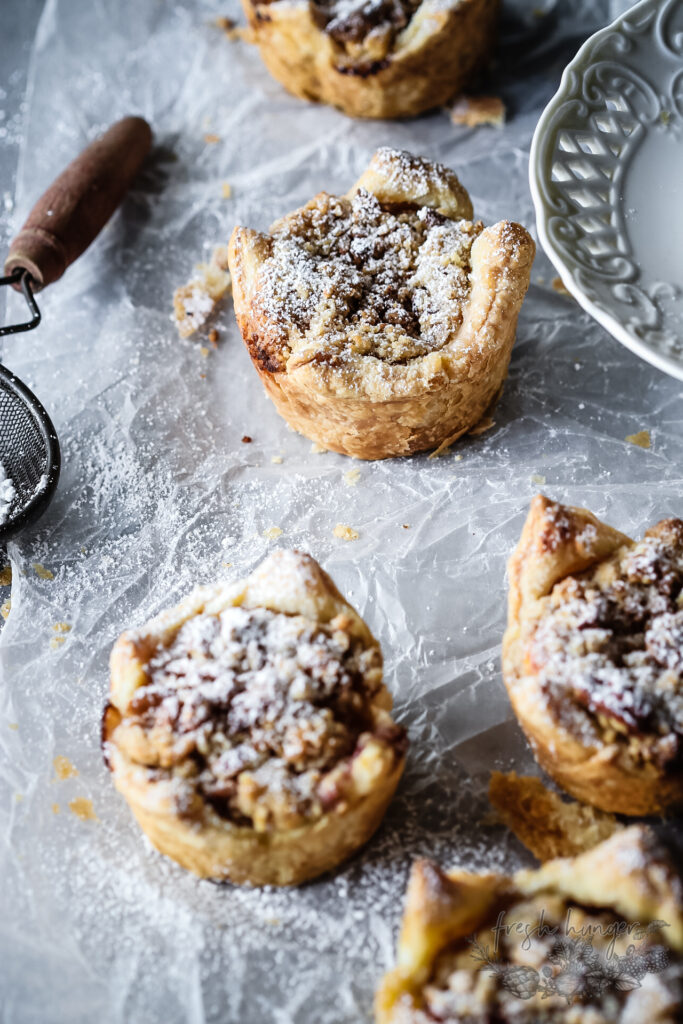 PEACH PECAN CRUMBLE TARTS