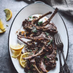 Grilled Lemon Oregano Lamb Chops