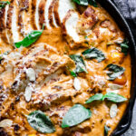 CREAMY TOMATO PESTO CHICKEN