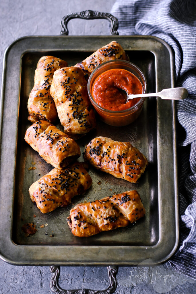 HOW TO MAKE SAUSAGE ROLLS & HOMEMADE KETCHUP