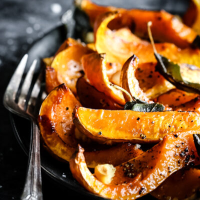 STICKY SAGE ROASTED BUTTERNUT SQUASH