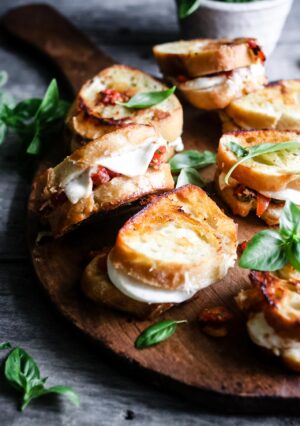 BRUSCHETTA GRILLED CHEESE SANDWICHES