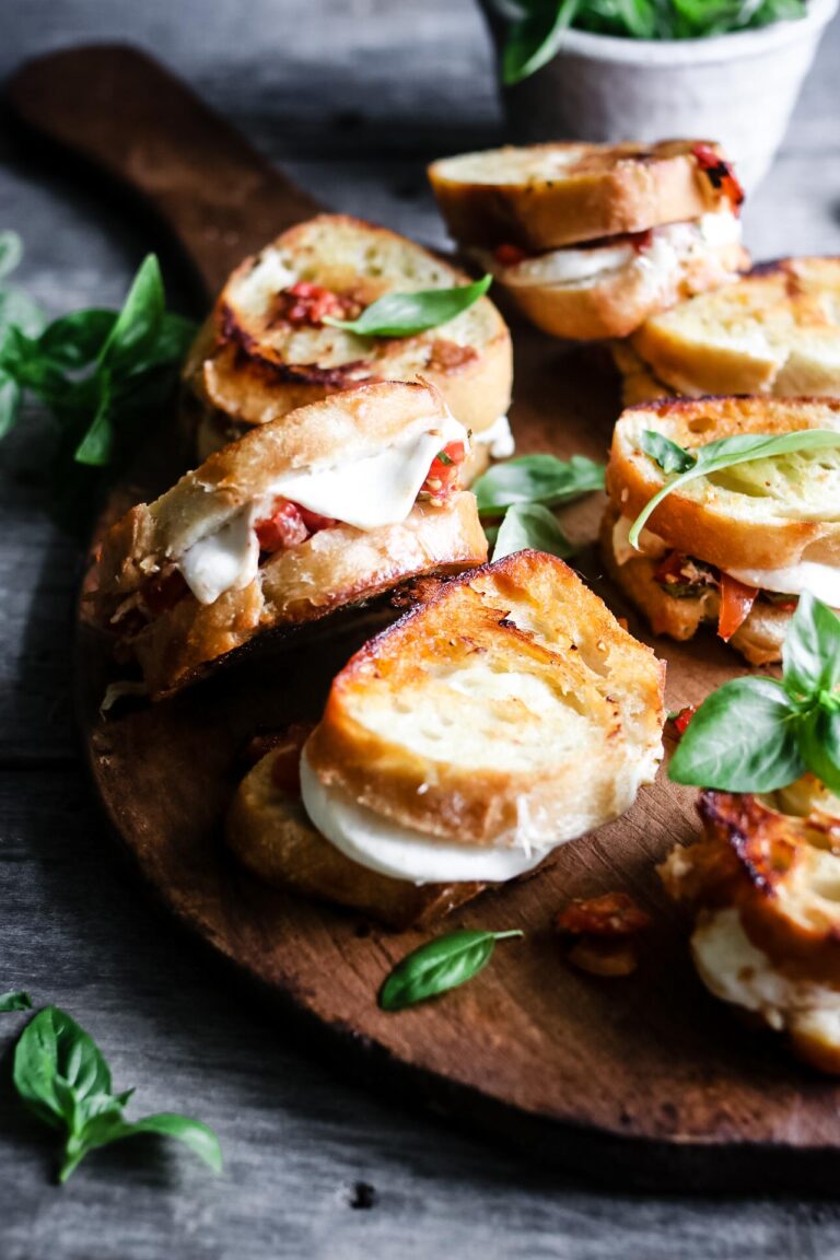 BRUSCHETTA GRILLED CHEESE SANDWICHES