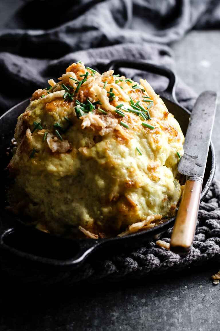 CHEESY MUSTARD ROAST CAULIFLOWER