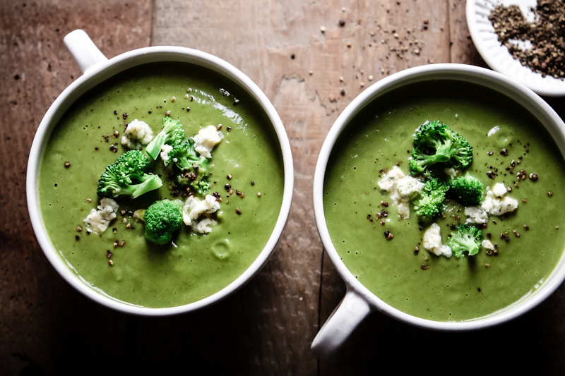 BROCCOLI BLUE CHEESE SOUP