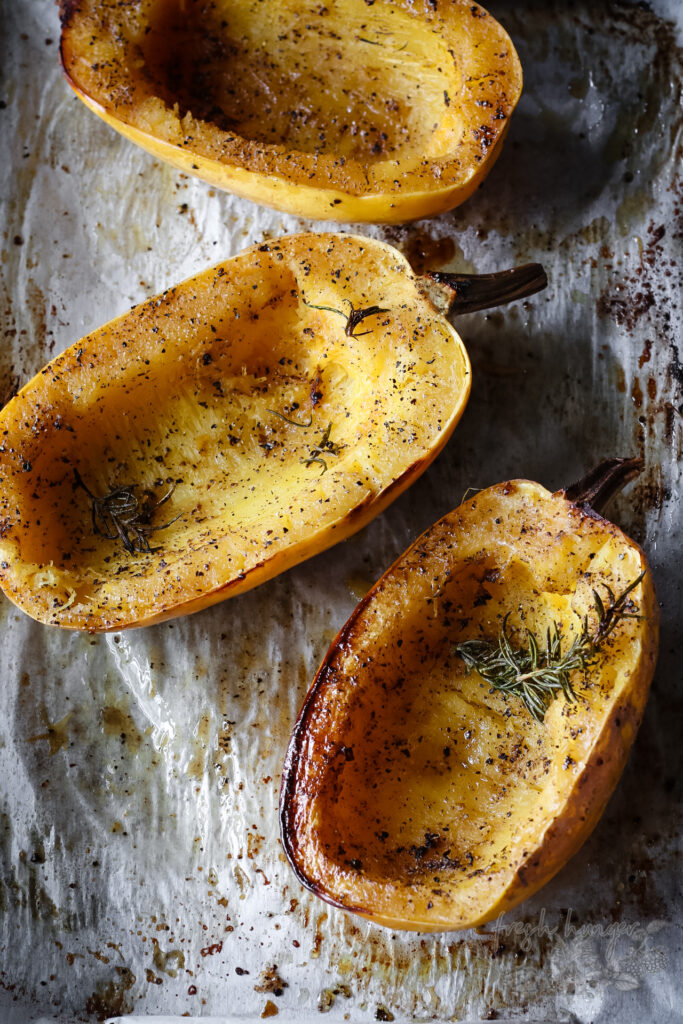 ROSEMARY BROWNED BUTTER SPAGHETTI SQUASH