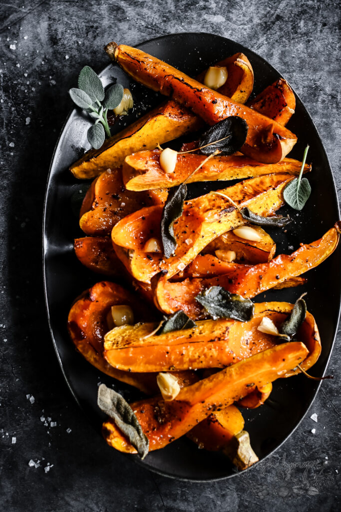 STICKY SAGE ROASTED BUTTERNUT SQUASH