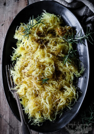 ROSEMARY BROWNED BUTTER SPAGHETTI SQUASH