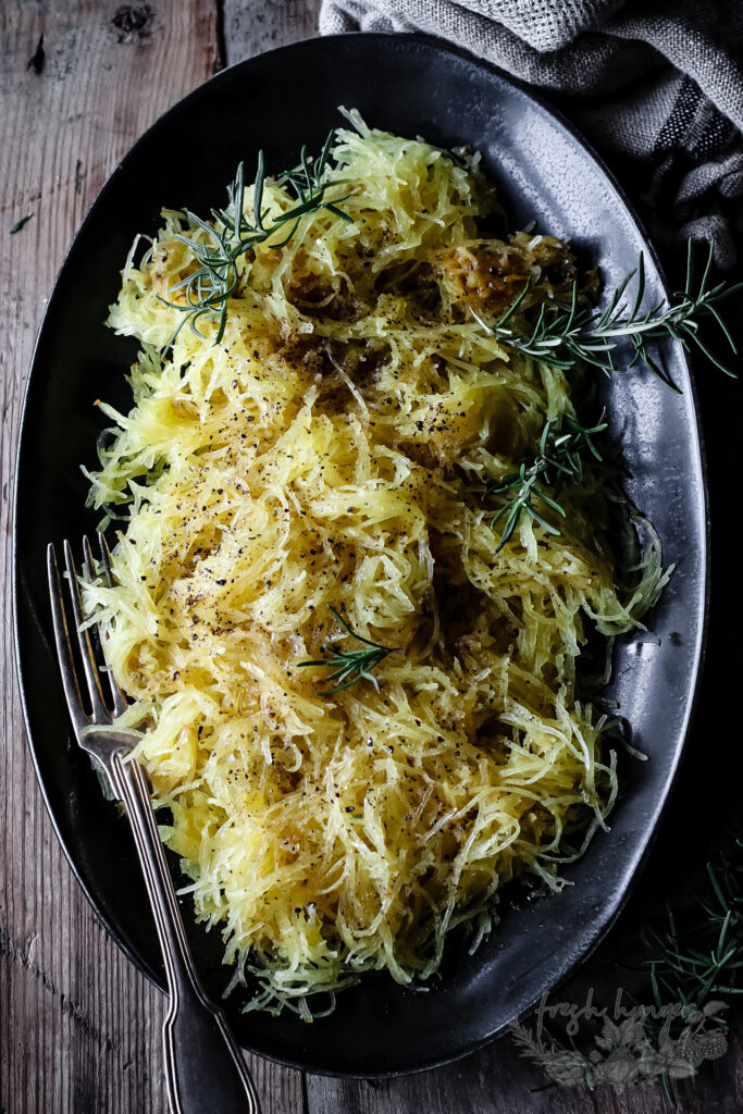 ROSEMARY BROWNED BUTTER SPAGHETTI SQUASH