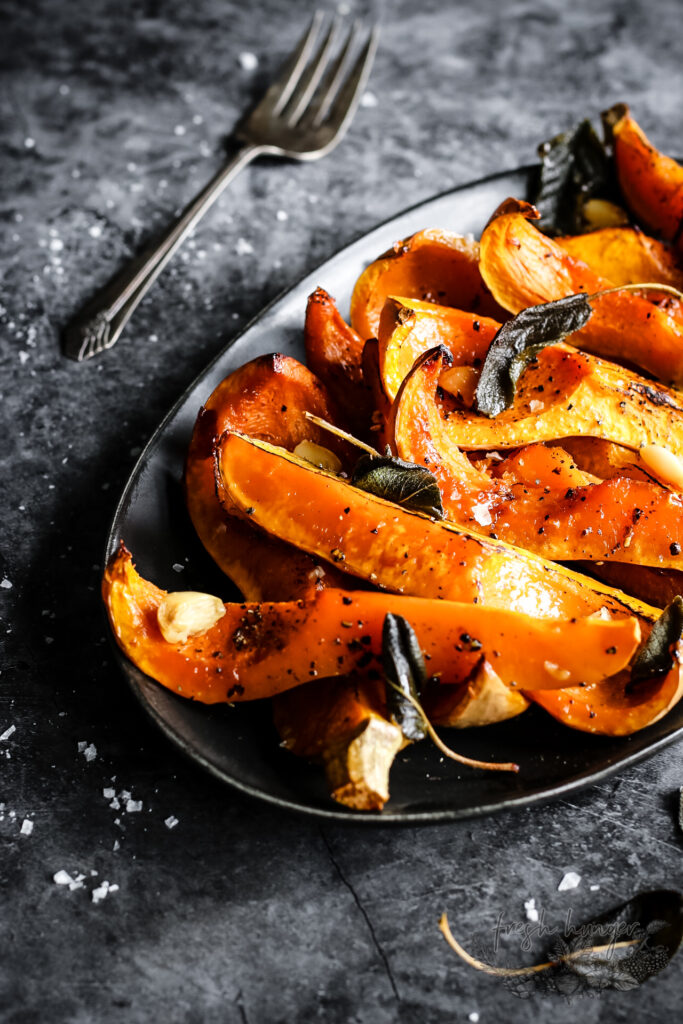 STICKY SAGE ROASTED BUTTERNUT SQUASH