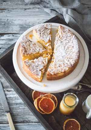 FLOURLESS ORANGE, RICOTTA & ALMOND CAKE