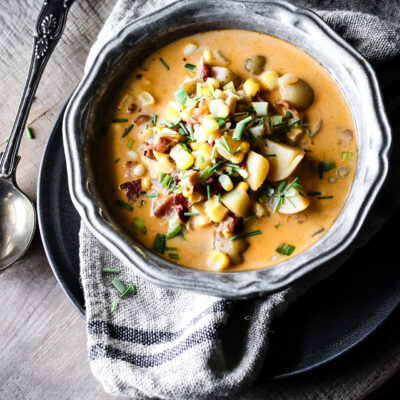 CHIPOTLE CORN & BACON CHOWDER