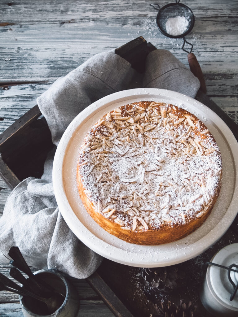 FLOURLESS ORANGE, RICOTTA & ALMOND CAKE