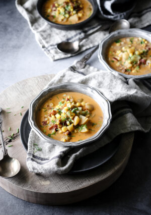 CHIPOTLE CORN & BACON CHOWDER