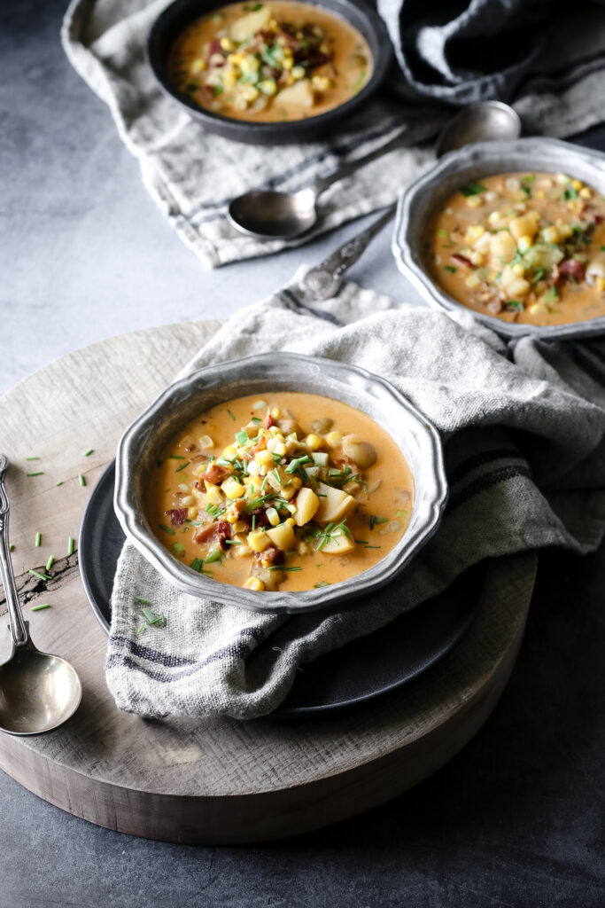 CHIPOTLE CORN & BACON CHOWDER