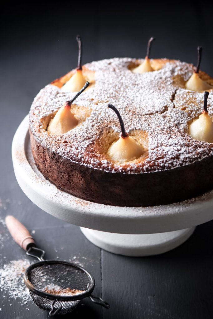 PEAR RICOTTA CAKE