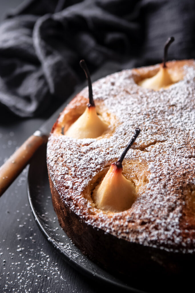 PEAR RICOTTA CAKE