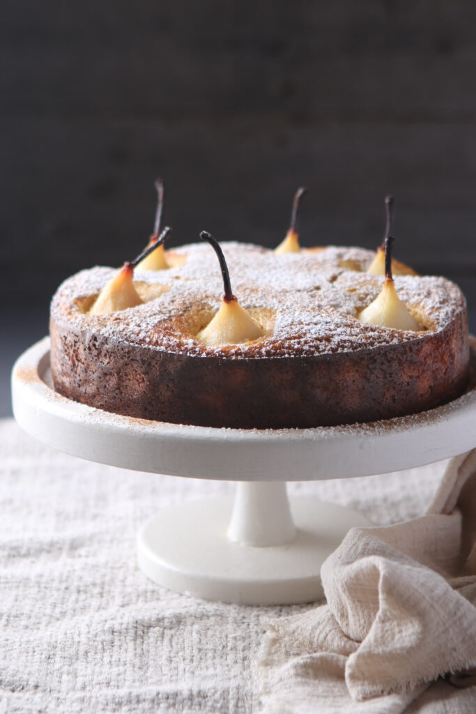 PEAR RICOTTA CAKE