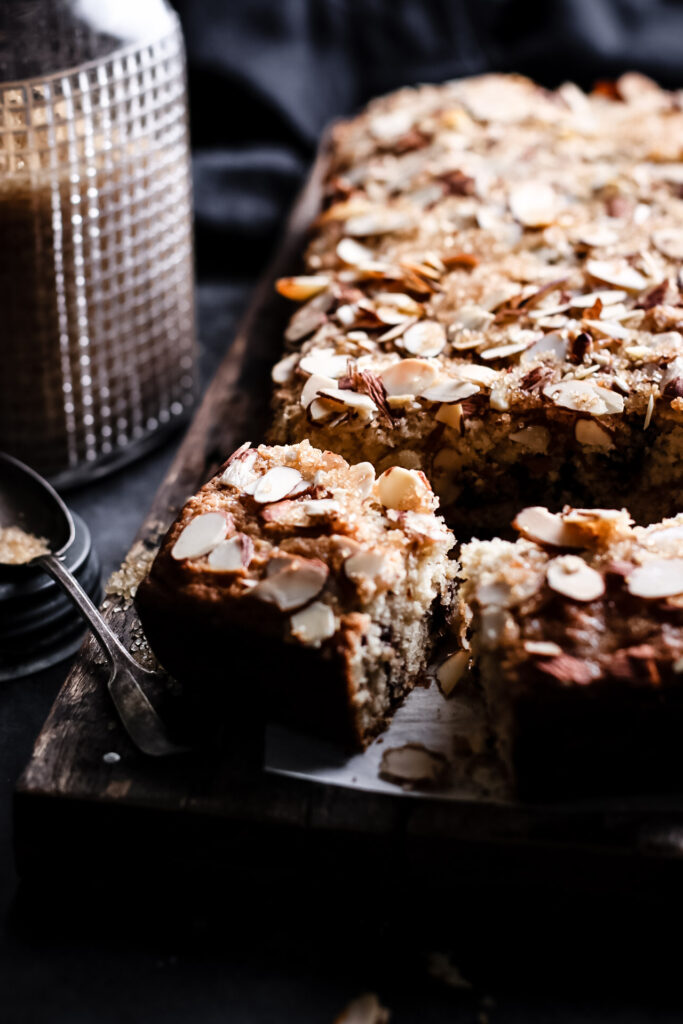 CHERRY CHOCOLATE ALMOND CAKE