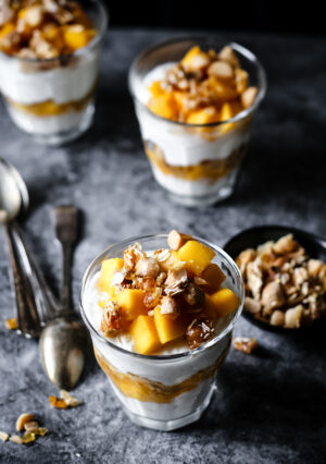 MANGO, COCONUT BREAKFAST PARFAITS