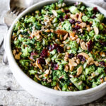 BROCCOLI, BACON & CRANBERRY SALAD