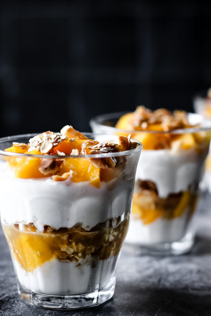 MANGO, COCONUT BREAKFAST PARFAITS