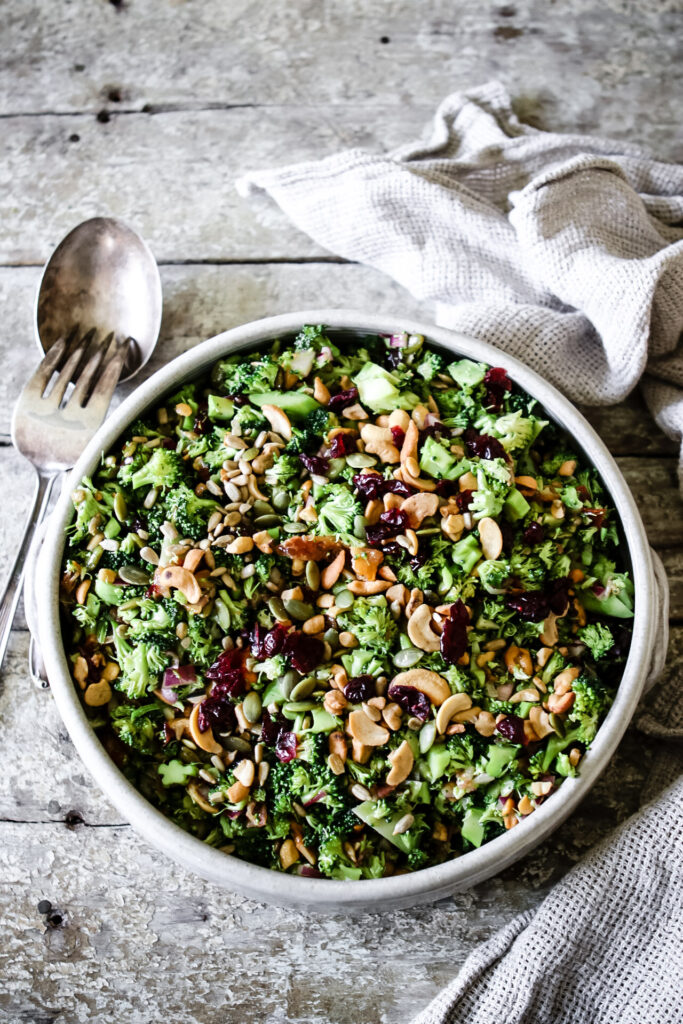 BROCCOLI, BACON & CRANBERRY SALAD