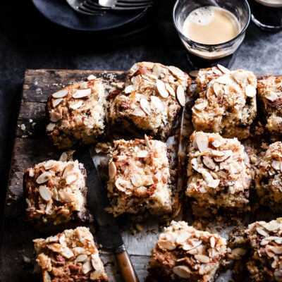 CHERRY CHOCOLATE ALMOND CAKE