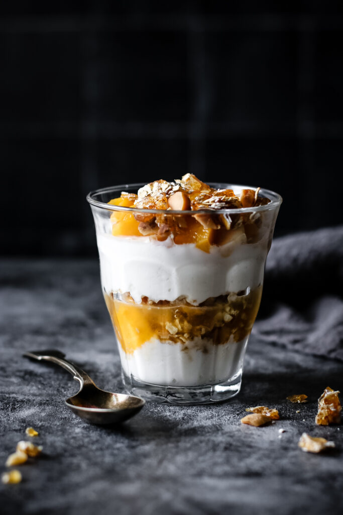 MANGO, COCONUT BREAKFAST PARFAITS