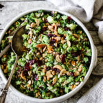 BROCCOLI, BACON & CRANBERRY SALAD