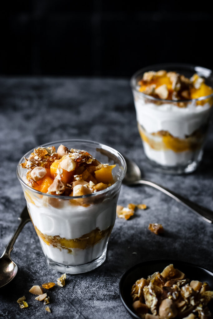 MANGO, COCONUT BREAKFAST PARFAITS