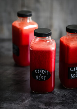 carrot, beet, orange & ginger juice