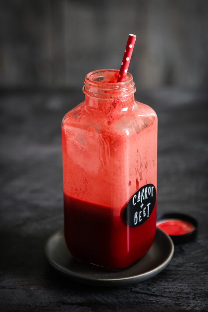 carrot, beet, orange & ginger juice