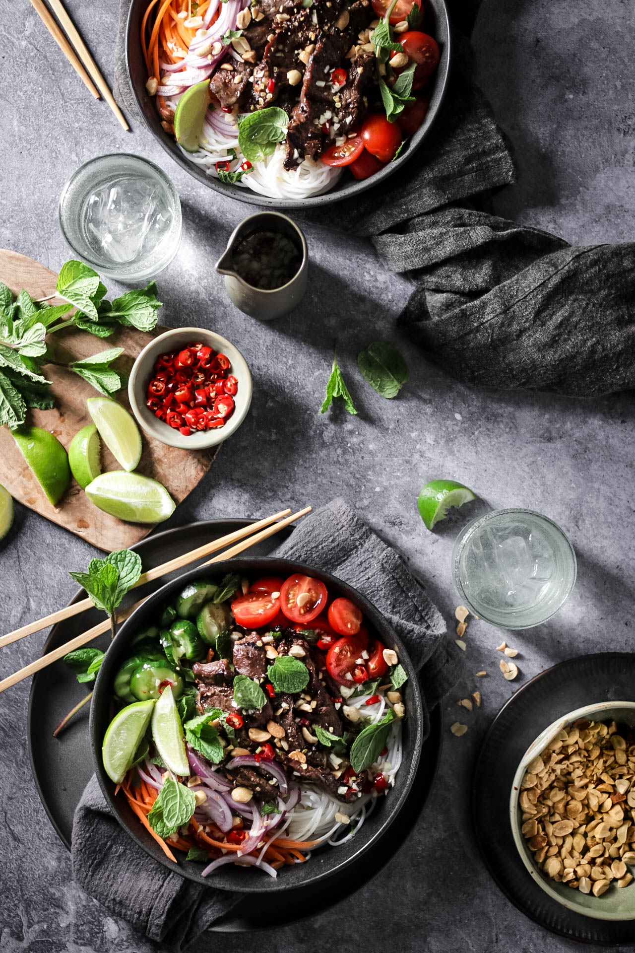 Vietnamese-inspired steak salad