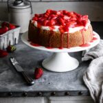 strawberry vanilla cheesecake