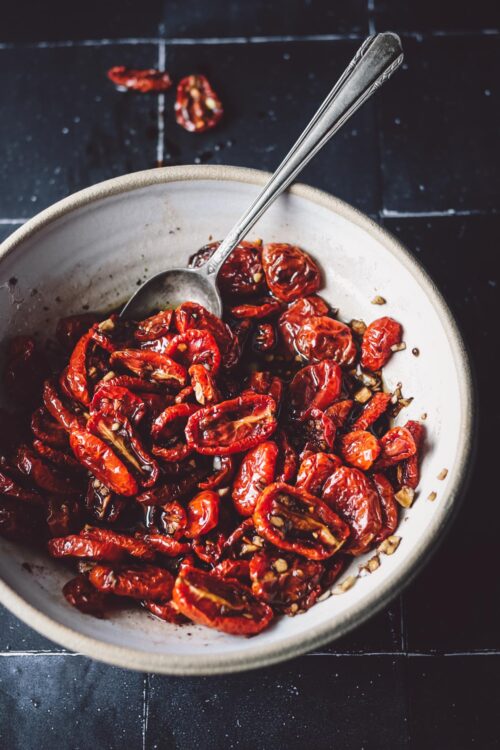 slow roasted tomatoes