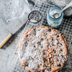Italian Cherry & almond tart