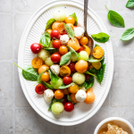 melon caprese salad