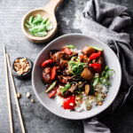 KUNG PAO CHICKEN AND EGGPLANT