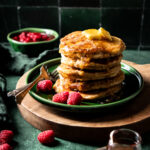 one-bowl higher fiber pancakes