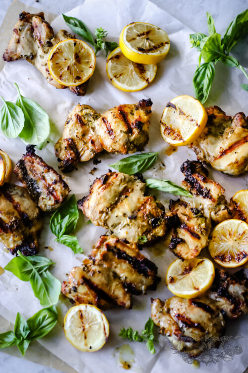LEMON BASIL GRILLED CHICKEN
